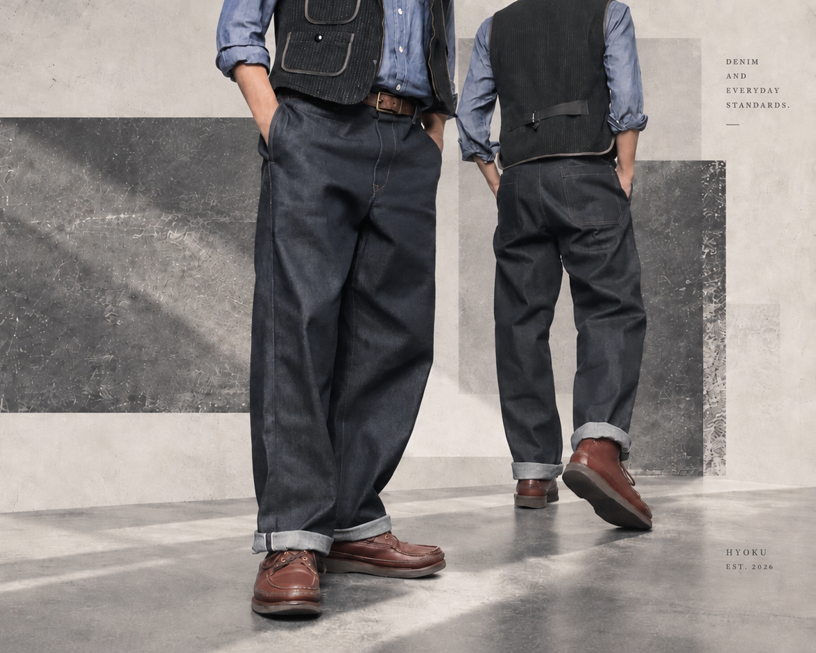 HYOKU Denim Trousers